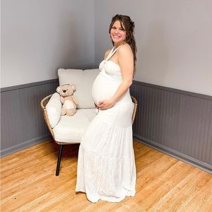 VICI collection gauze maxi dress